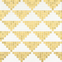 Mozaika szklana Giza Oro Bianco