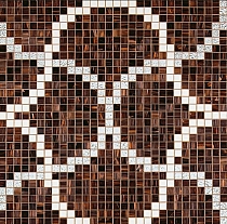 Glass mosaic Liaisons brown