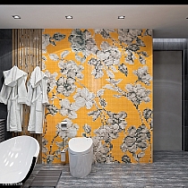 Glass mosaic Hanami orange
