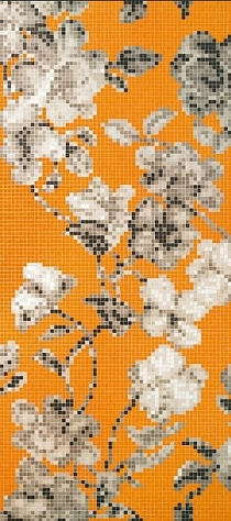 Glass mosaic Hanami orange