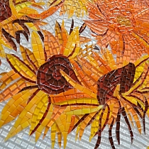 Mozaika szklana Van Gogh Słoneczniki 