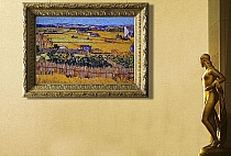 Glass mosaic Van Gogh Wheat Field