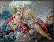 Luxury glass mosaic The Kiss (Klimt)