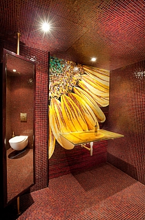 Luxury glass mosaic FLOWER COLOR