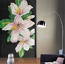 Luxury glass mosaic FLOWER COLOR