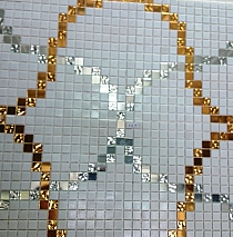 Mozaika szklana Linossa Bianco