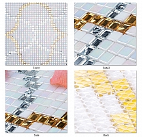 Glass mosaic Liaisons Bianco  