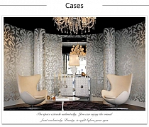 Glass mosaic Damasco Oro Bianco white+ silver 