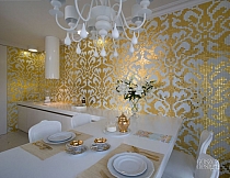 Glass mosaic Damano Oro Giallo GOLD 