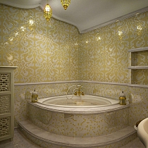 Glass mosaic Damano Oro Giallo GOLD 