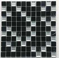 Mozaika Kamienno Szklana MAR 03 Diament czarny 