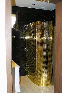 DIAMOND Glass mosaic GOLD A113 - COPY