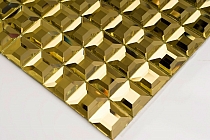 Mozaika Szklana  Diamentowa Złota A113 FUGOWA