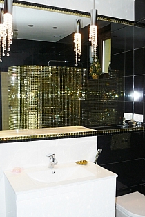DIAMOND Glass mosaic GOLD A113 - COPY