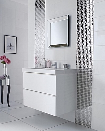 Glass mosaic SILVER A115