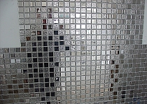 Glass mosaic SILVER A115
